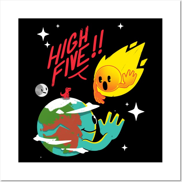 High Five! Wall Art by TheTeenosaur